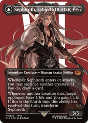Sephiroth, Fabled SOLDIER // Sephiroth, One-Winged Angel - Borderless - Surge Foil